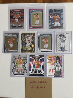 Bo Nix Rookie Card Lot