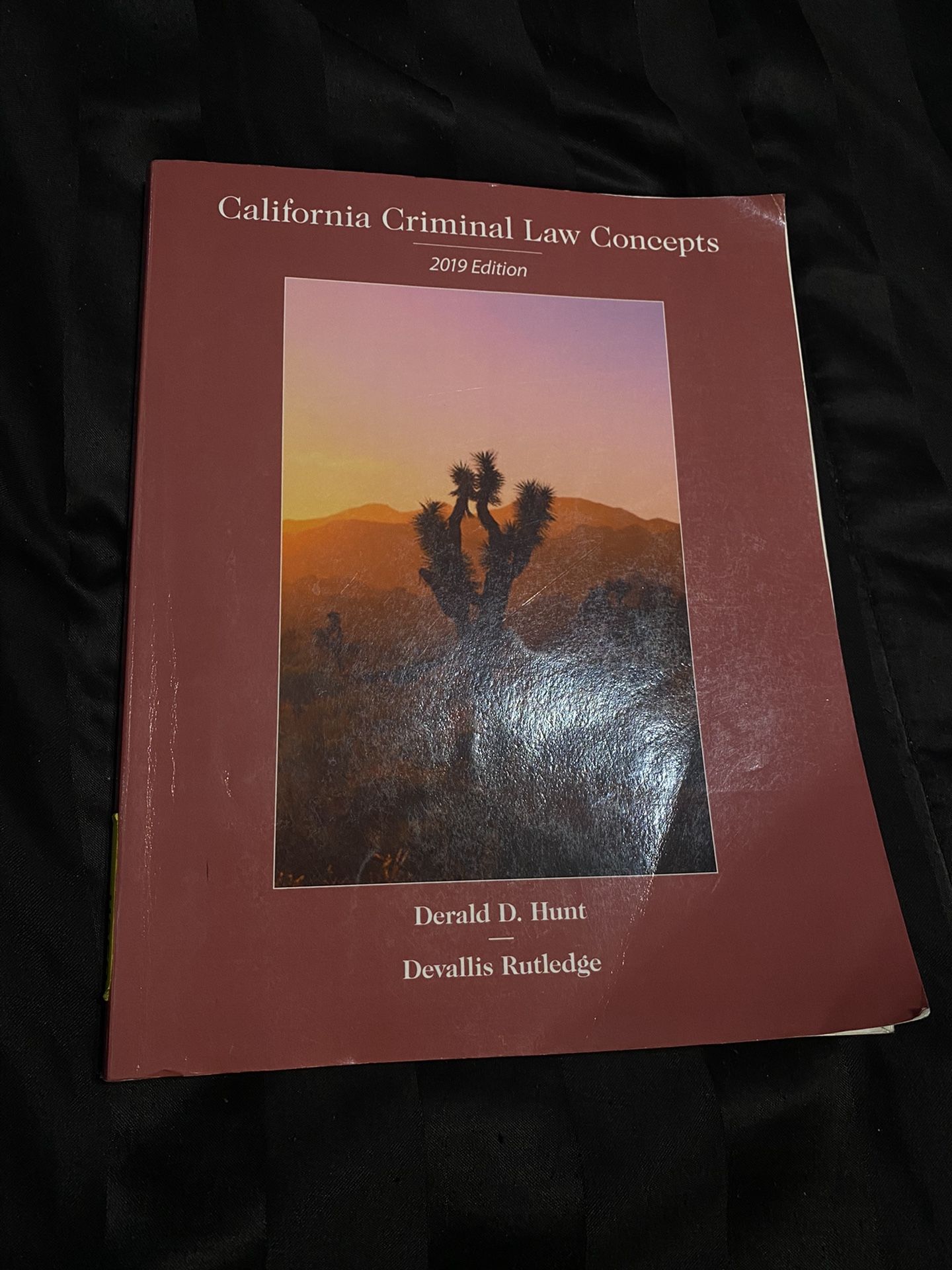California Criminal Law Concepts 2019 Edition