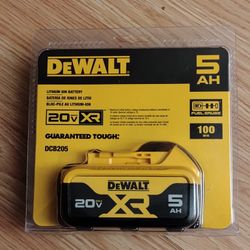 New DeWalt 20v 5ah