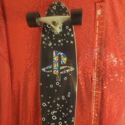 PlayStation Logo Cruiser Skateboard. Pre-owned Great.