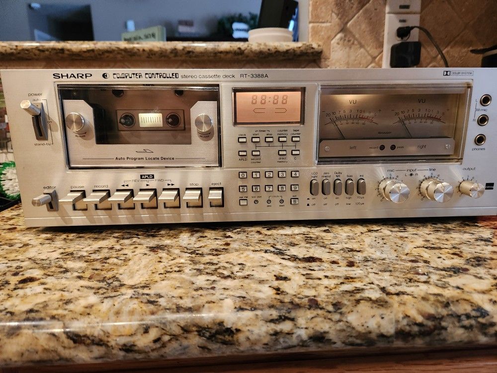 Sharp Stereo Cassette Deck RT-3388A