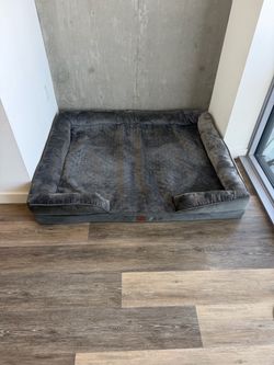 🐾 Bedsure Comfy Pet Dog Bed – Gray