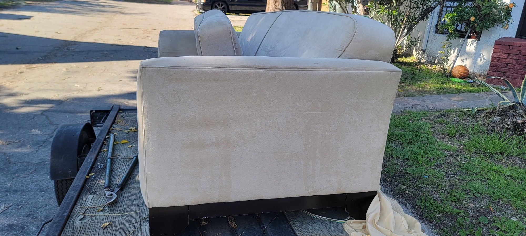Tan couch
