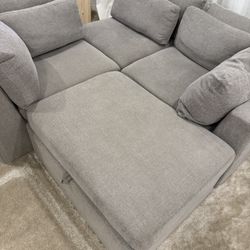 World Market Gray sectional 