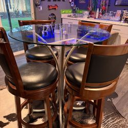 Bar Height Table And Chairs