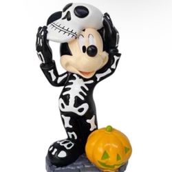 NEW DISNEY MICKEY MOUSE SKELETON COSTUME STATUE