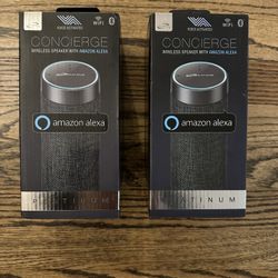 Set of 2 iLive Concierge Wireless Speaker with Alexa