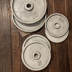 Set of six Weight Plates