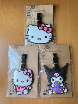 Hello Kitty & Kuromi luggage tag