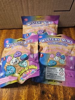 4 piece mini dumplings squishy