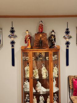 Decorative 🇰🇷 Korean Hanging Metal Fans (2)