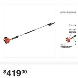 ECHO 10 in. 21.2 cc Gas 2-Stroke Cycle POLE SAW