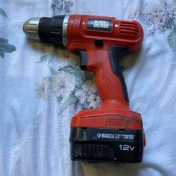 Black & Decker 12v Drill