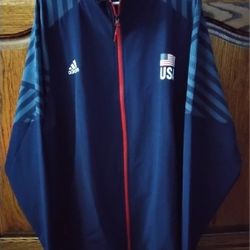 Mens Adidas USA Jacket 2xl 
