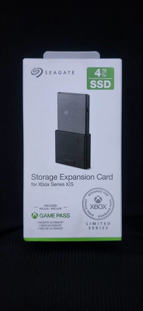 Seagate Storage Expansion Card for Xbox Series X|S, 4TB SSD version.