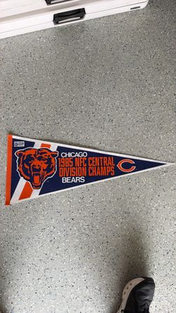 NFL 1985 Chicago Bears pennant flag vintage