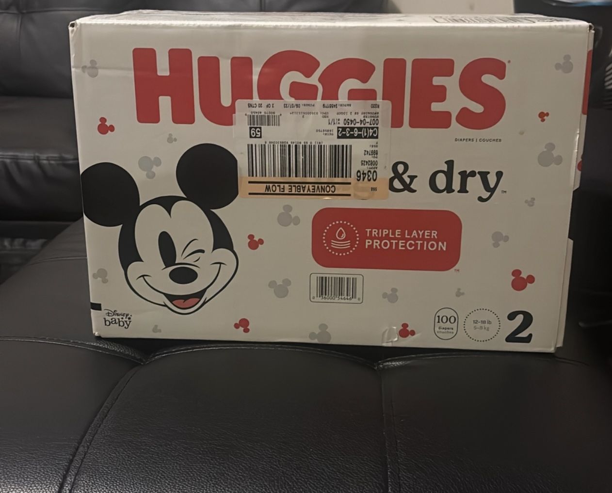 huggies snug and dry size 2 100 count