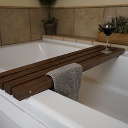 Slatted Bathtub Caddy