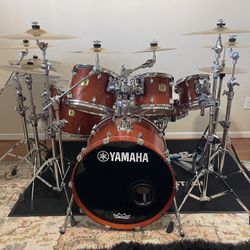Yamaha Oak Custom 7-Piece Drums Made In Japan!! Please Read Description!!