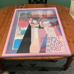 1987 Miami Beach Festival Of The Arts Poster