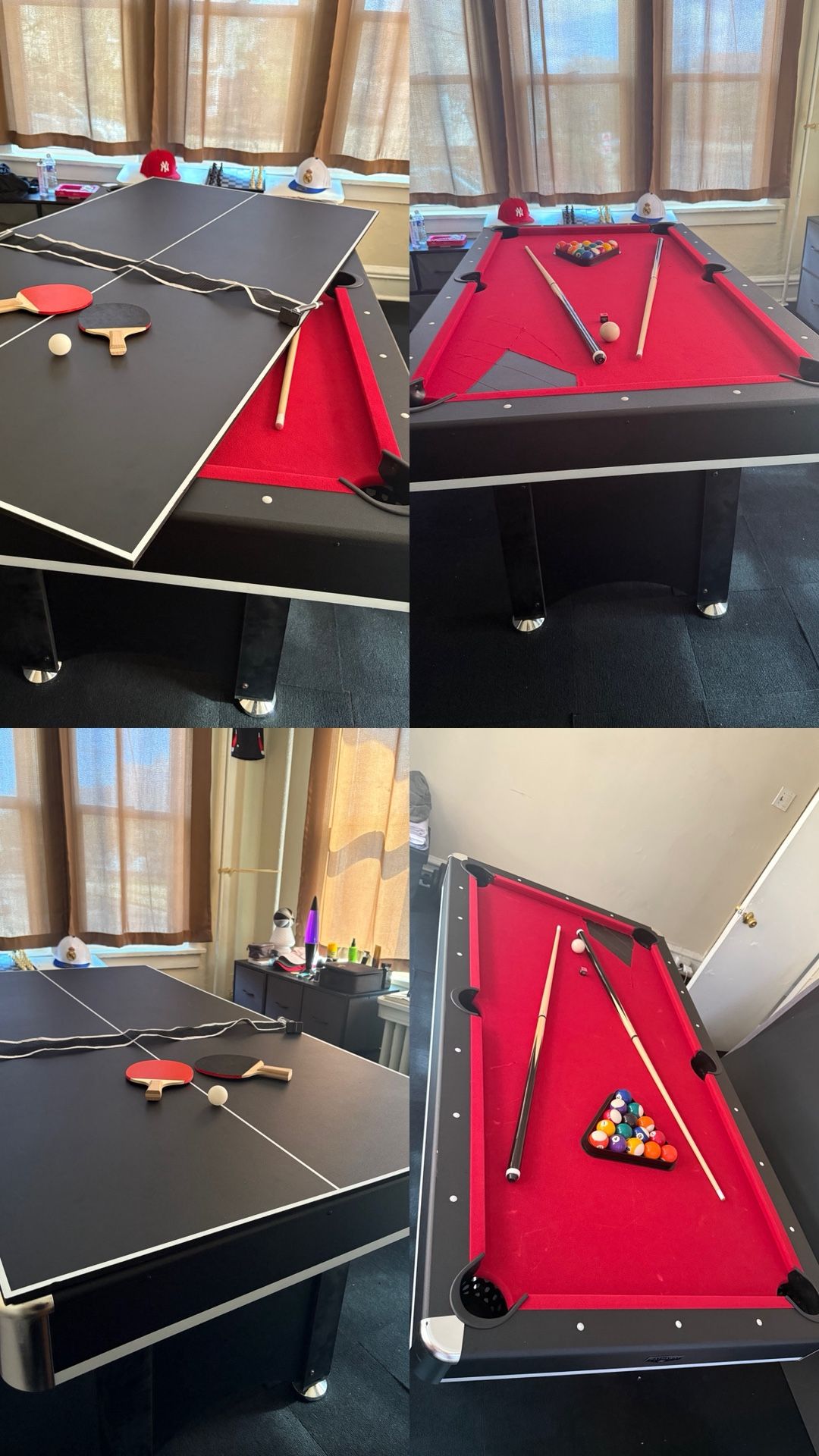 6FT Pool/Ping Pong Table