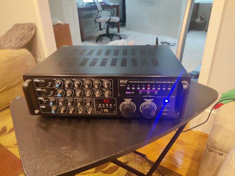Pyle PMXAKB2000 Bluetooth Digital Karaoke Mixing Amplifier