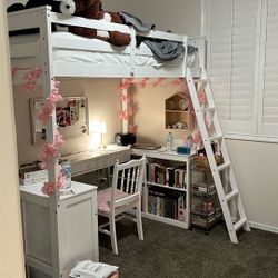 Loft Bed With Desk Underneath 