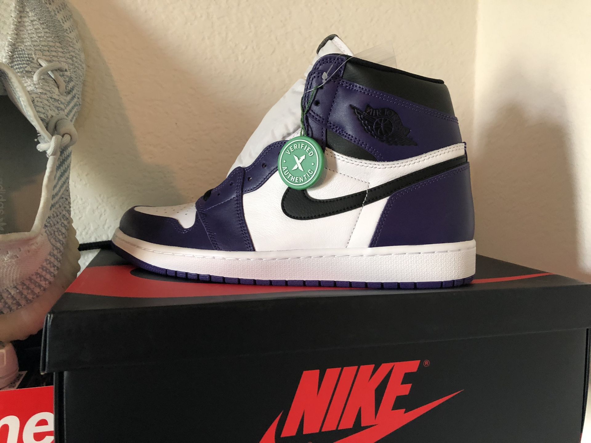 Jordan 1 Retro Court Purple White