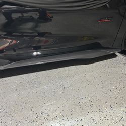 C8 Stingray Z06 Style Side Skirt Carbon Fiber