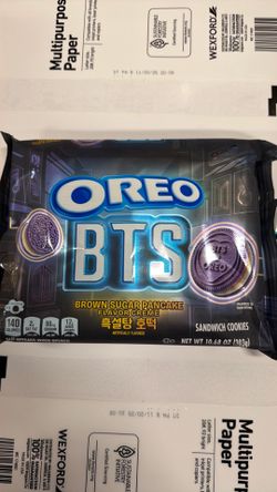 Oreo BTS brown sugar cookies