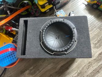 Kicker Comp Q 12” Subwoofer with Ported Box