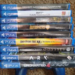 (10) Ps4 Games For $60