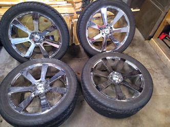 22 inch chrome rims