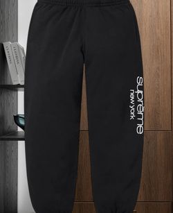 Supreme Classic Logo Sweatpants Black L
