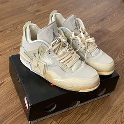 Jordan 4 Retro Off-White Sail