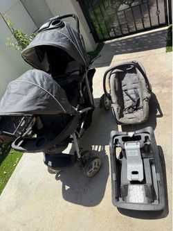 Double Stroller and car Seat