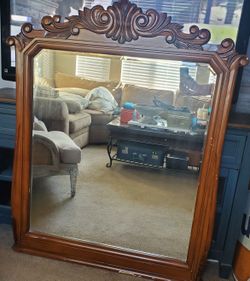 Solid Wood Mirror