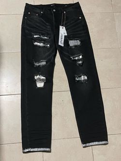 Purple Brand 202306 Black Distressed Jeans 1 of 1
