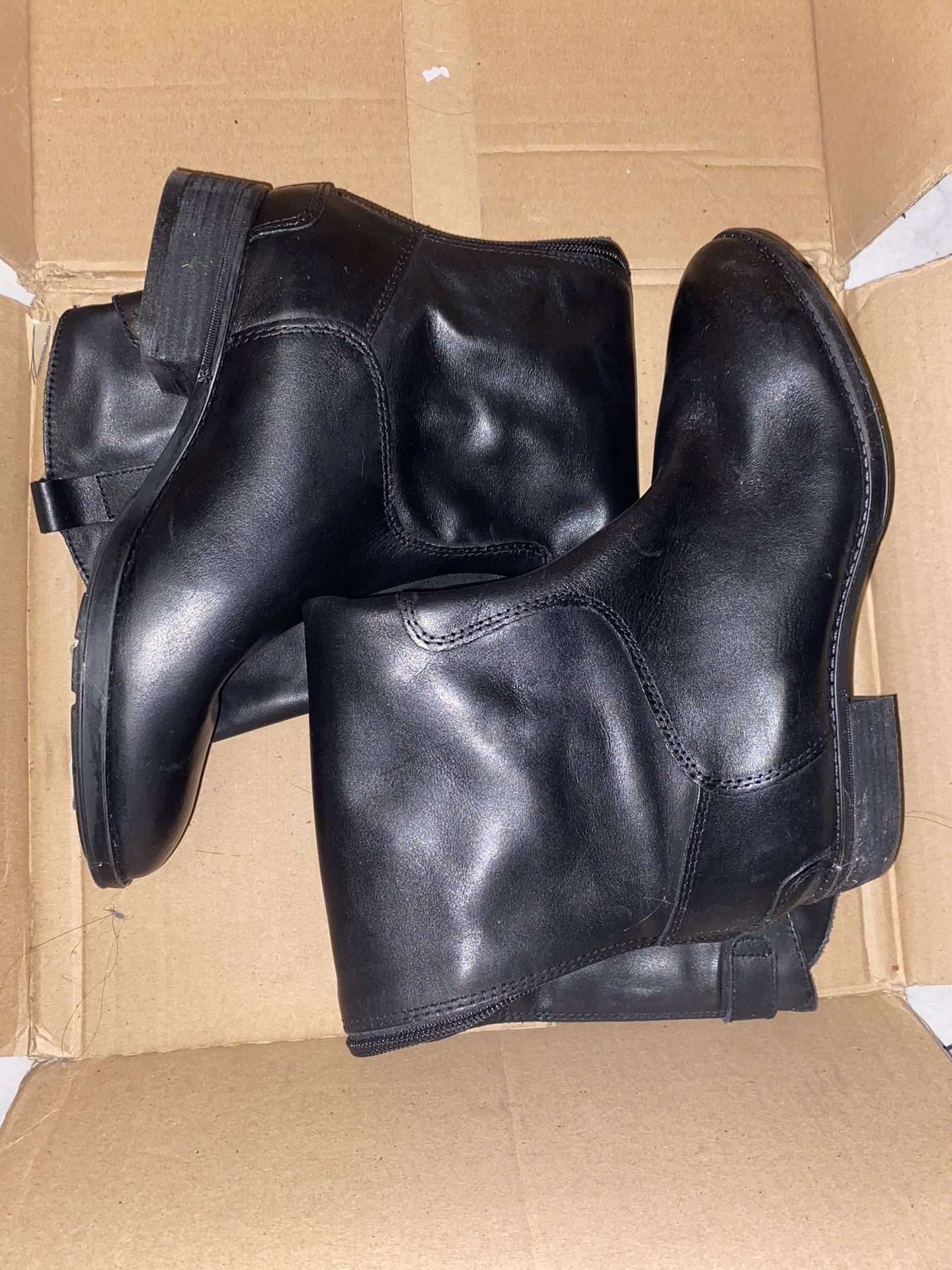 black boots