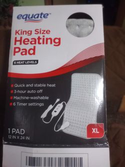 King Size Heating Pad New Bought But Didn't Use $25.In  Donna Inside The City 