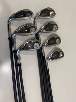 LH CALLAWAY ROGUE ST MAX OS LITE IRON SETS 6-PW,AW,GW PROJECT X CYPHER 60 5.5 REG FLEX