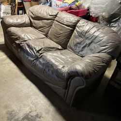 Leather Couch 