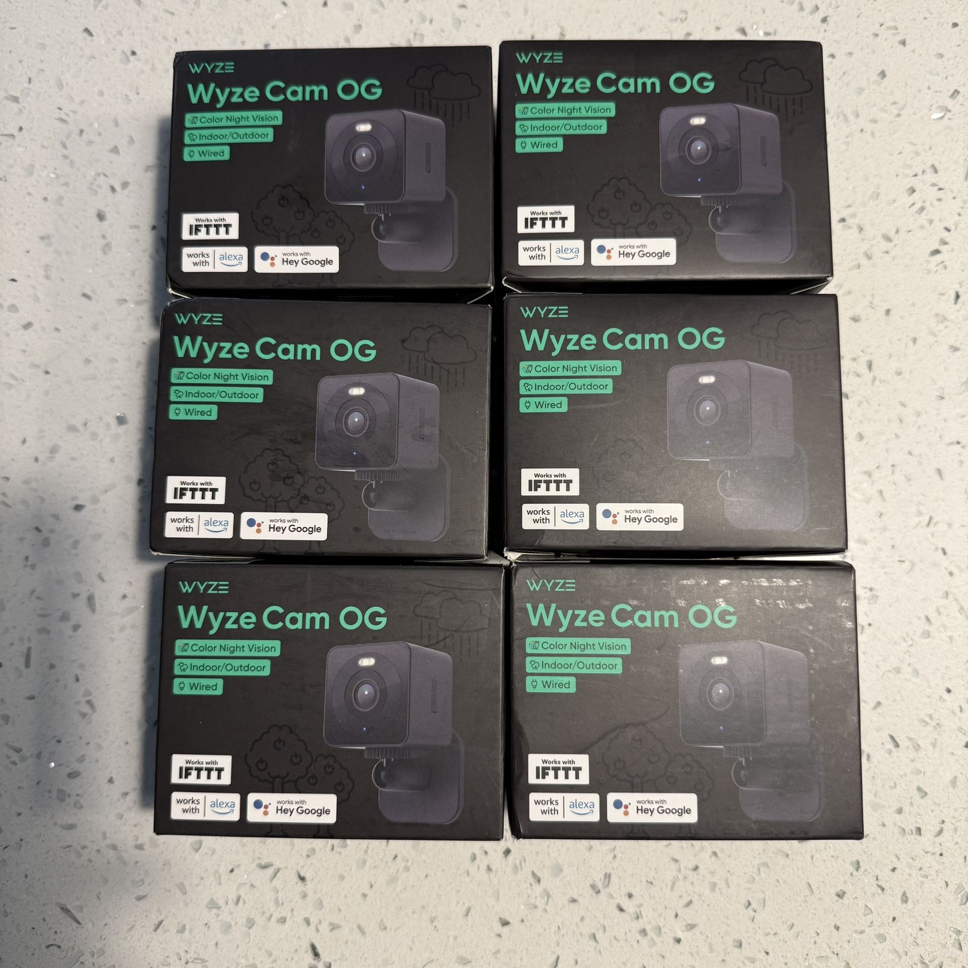 Wyze Cam OG Indoor Outdoor Smart Security WiFi Hardwire Camera