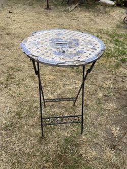 Ceramic patio set I need some repairs