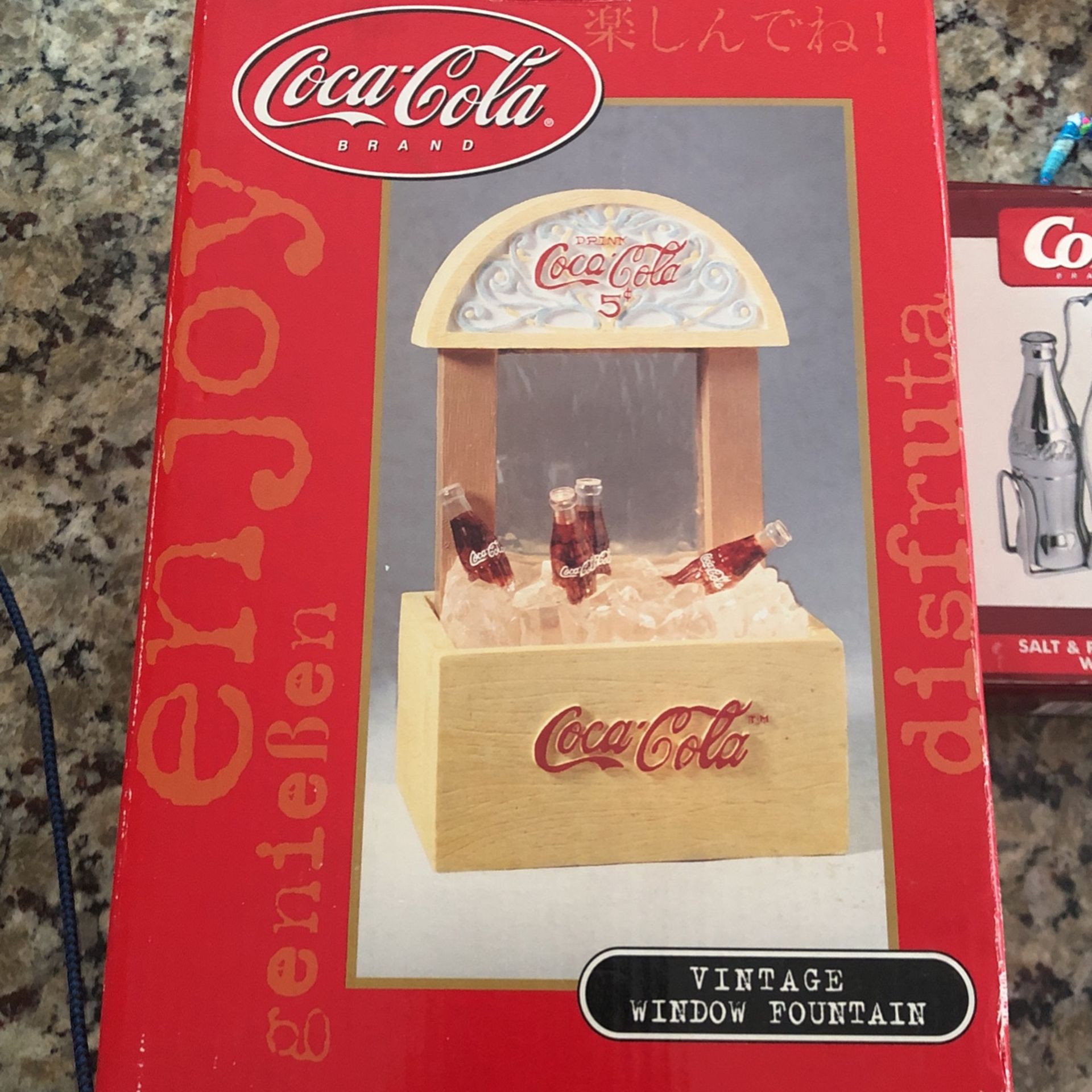 Coke Vintage Window Fountain