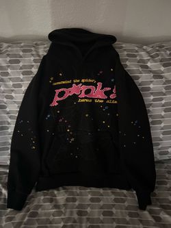 Pink Sp5der hoodie size M Worn lightly but used