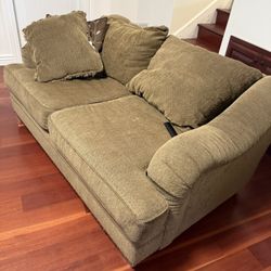 Brown Sofa And Loveseat Couch Set 