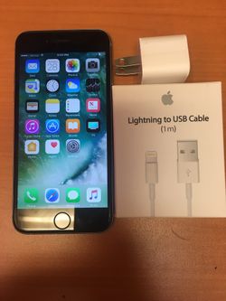 Factory unlocked apple iphone 6, store warranty 128 gb