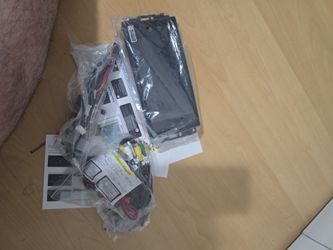 Car Stereo Head Unit with Wiring Harness Kit and reverse camara