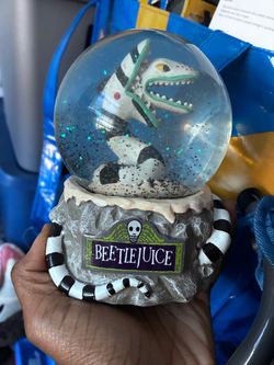 Beetlejuice Snow Globe Collectible